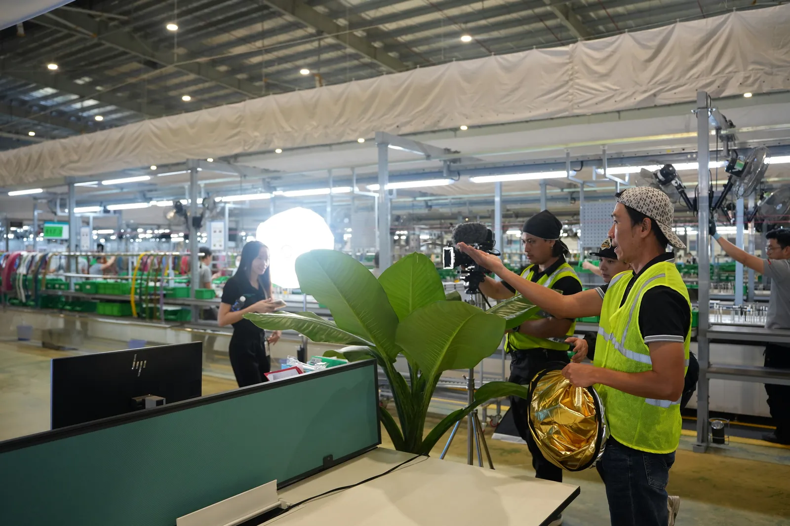 Industrial manufacturing production floor